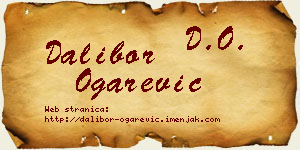 Dalibor Ogarević vizit kartica